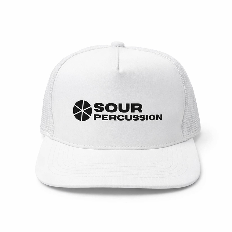 Gorro Trucker Blanco — Sour Percussion 2