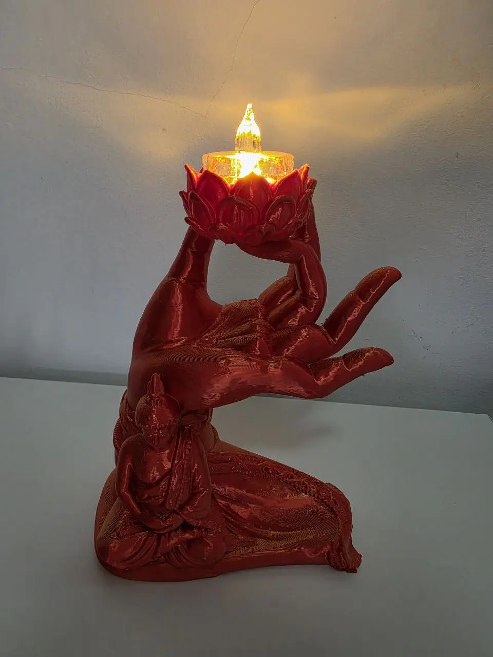 Mão com Buda 1
