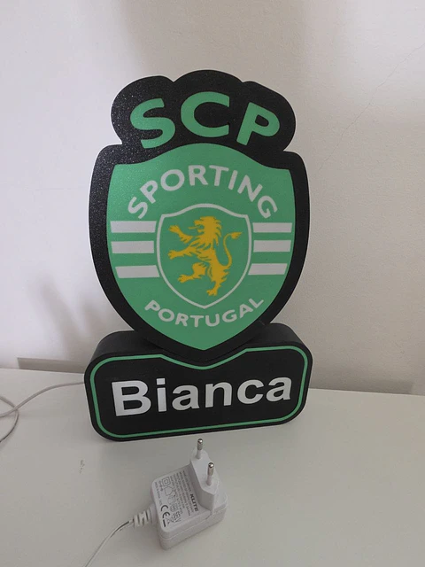 Placa LED personalizada com o nome do cliente
