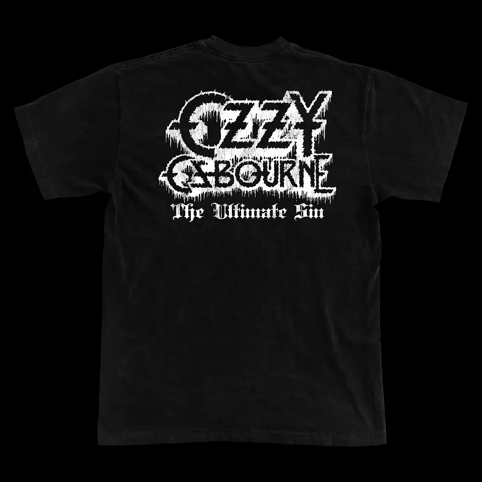 Ozzy Osbourne - The Ultimate Sin - Short Sleeve T-Shirt 2