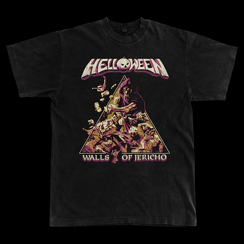 Helloween - Walls Of Jericho - Manga Corta