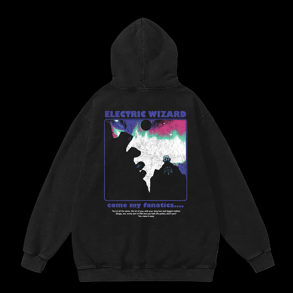 Electric Wizard - Come My Fanatics - Poleron Canguro 2