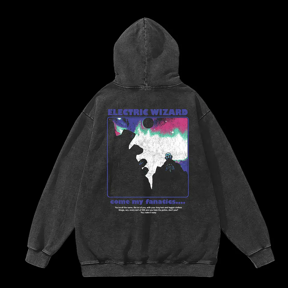 Electric Wizard - Come My Fanatics - Poleron Canguro 1