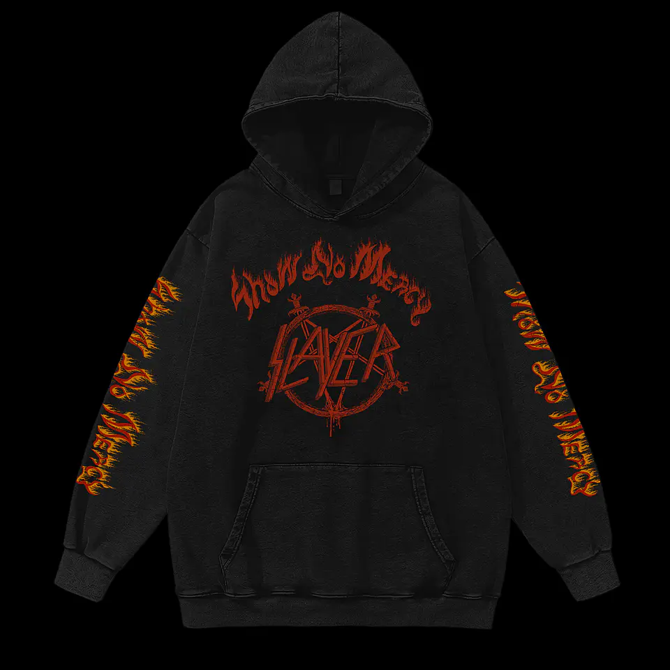 Slayer - Show No Mercy - Kangaroo Hoodie 4
