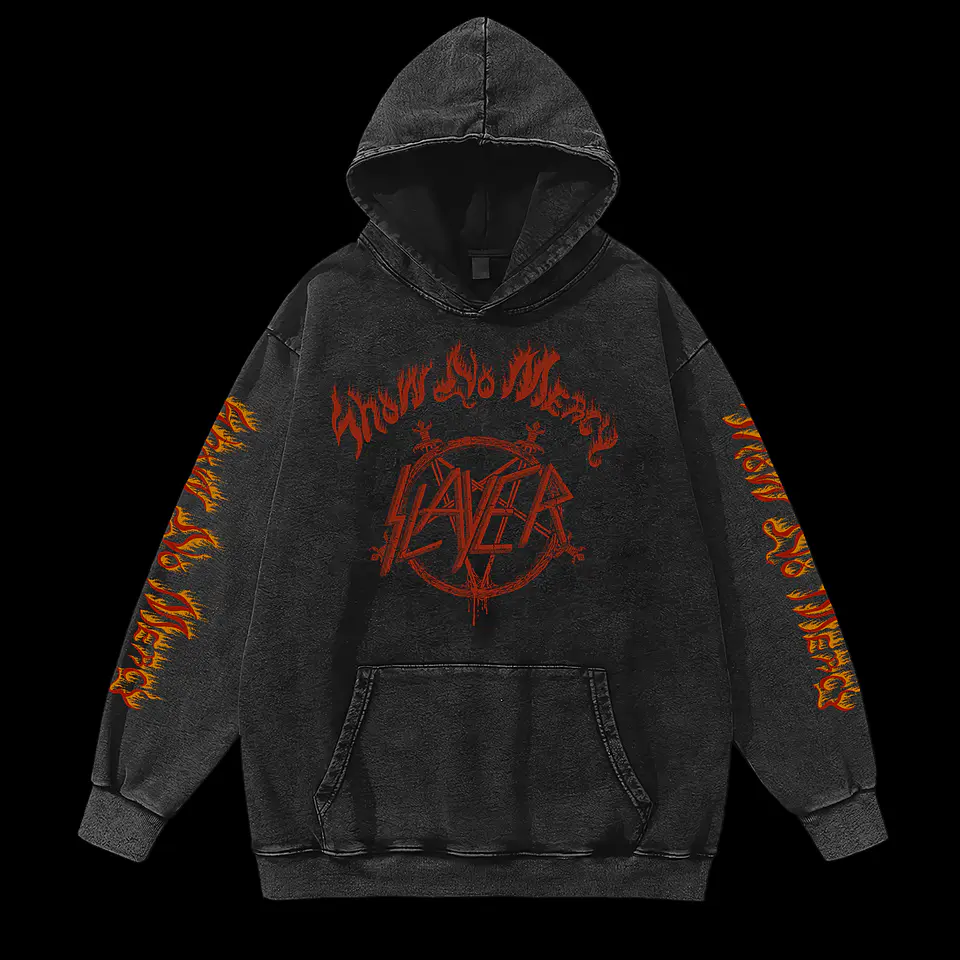 Slayer - Show No Mercy - Kangaroo Hoodie 3