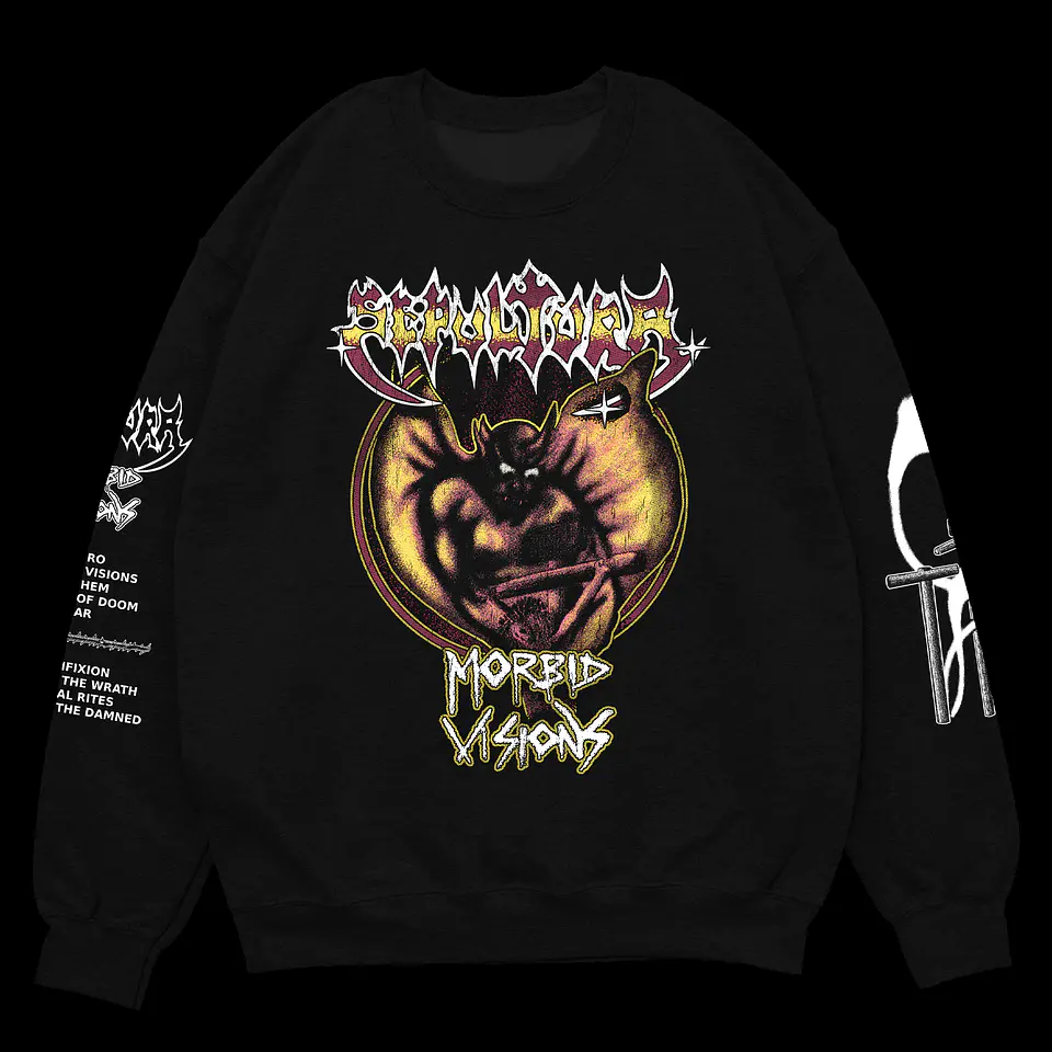 Sepultura - Morbid Visions - Poleron Polo 1