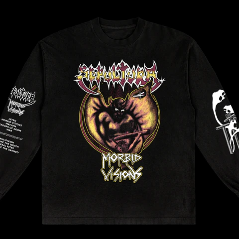 Sepultura - Morbid Visions - Polera Manga Larga
