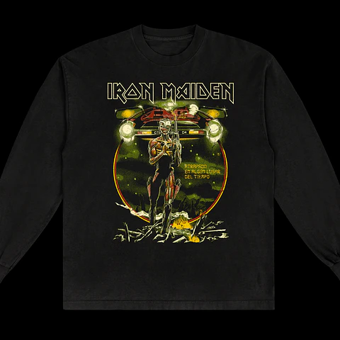 Iron Maiden - Atrapado en algún lugar del tiempo - Polera Manga Larga