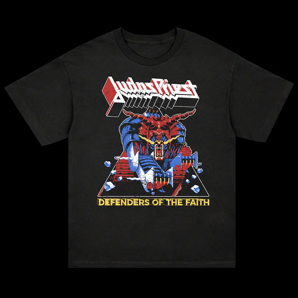 Judas Priest - Defenders Of The Faith - Polera Manga Corta 1
