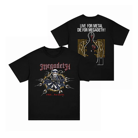 Megadeth - I Kill For Thrills - Polera Manga Corta