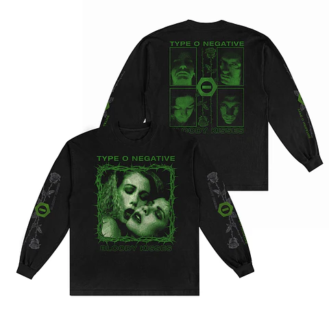 Type O Negative - Bloody Kisses- Manga Larga