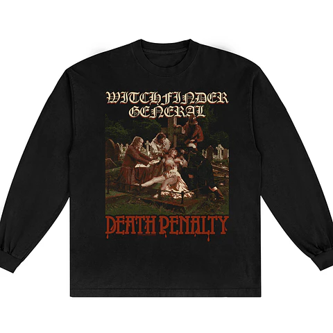Witchfinder General - Death Penalty - Polera Manga Larga