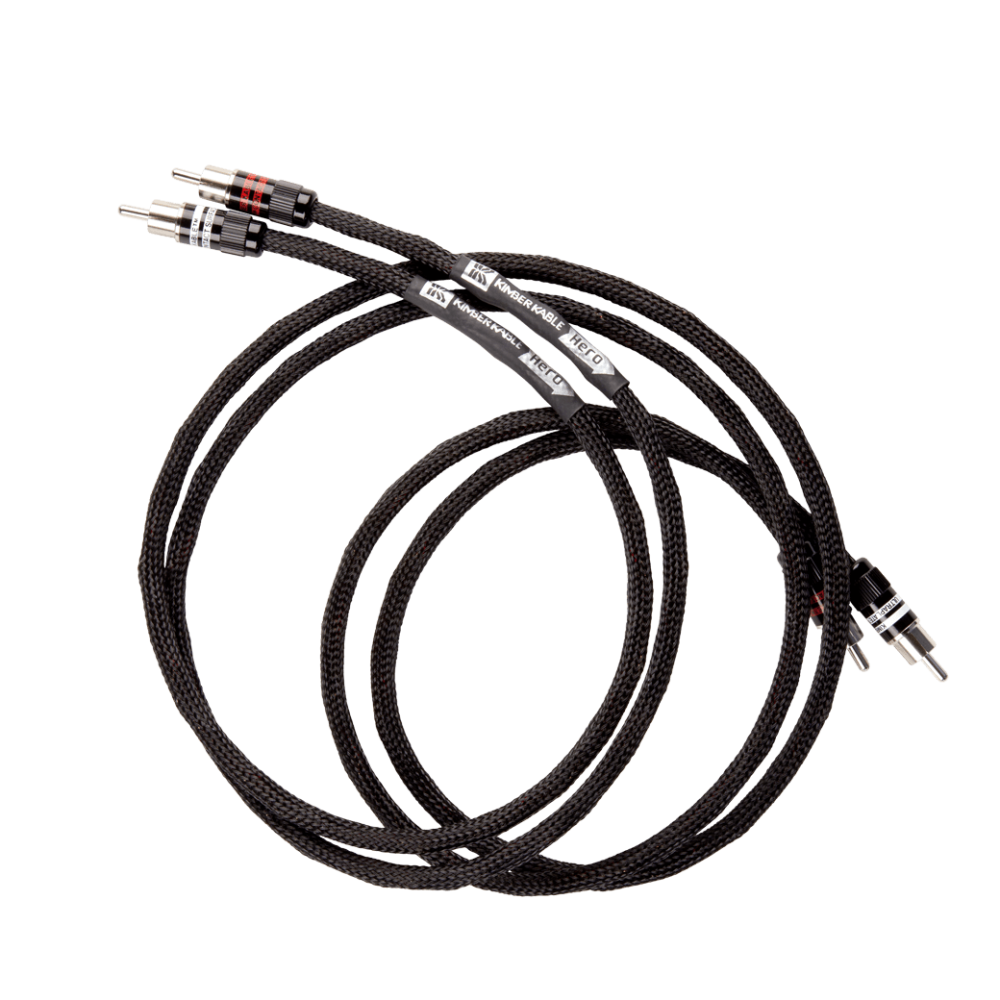 w/WBT Interconnects RCA Hero Kable Kimber RCAケーブル/1.0m Hero KABLE KIMBER Connectors 1m - (Pair) ケーブル・シールド