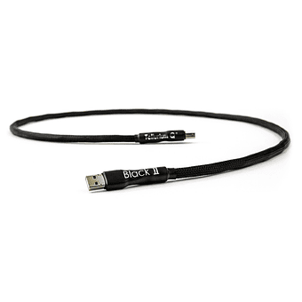 Tellurium Q Black II Cable USB A a B de 1,0 metro