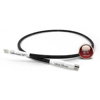 Tellurium Q Ultra Silver Cable USB A a B de 1,0 metro