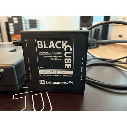 Phono Preamplifier Lehmann Black Cube con PWX PSU - Image 3