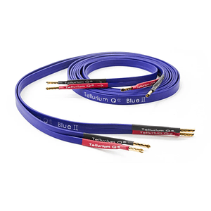 Tellurium Q Blue II Cable de Parlantes de 2,5 metros (par)