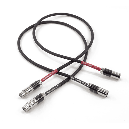 Tellurium Q Ultra Black II Interconector XLR de 1,0 metro - Image 3