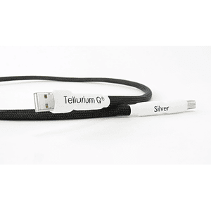 Tellurium Q Silver Cable USB A a B de 1,0 metro