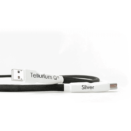 Tellurium Q Silver Cable USB A a B de 1,0 metro - Image 3