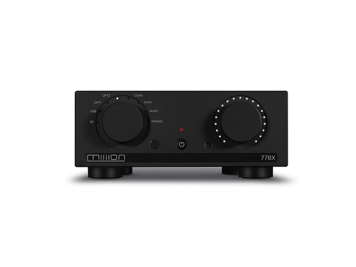 Mission 778x amplificador integrado con USB, BT, Phono 2