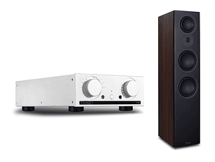 Kit Mission LX-6 MK II Walnut + Mission 778X amplifier Silver