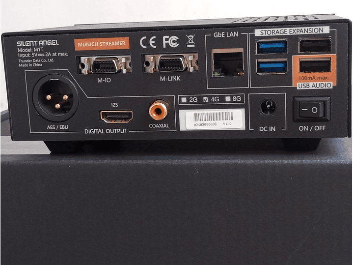 Trio **USADOS** Silent Angel Munich M1T streamer / F1 fuente / Bonn N8 Switch 4