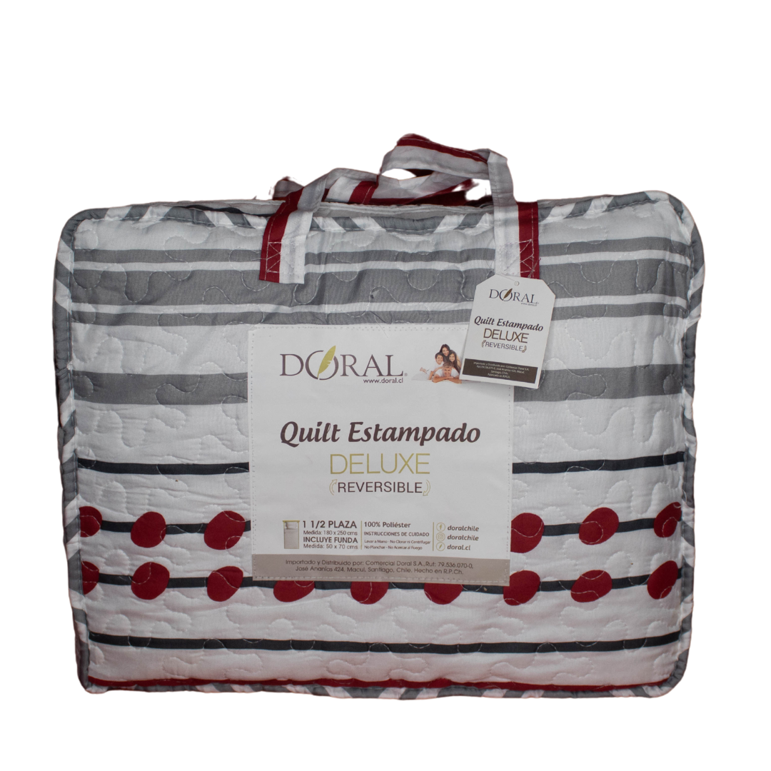 Quilt Doral 1,5 Plazas Hotpress Origins D2 Estampado