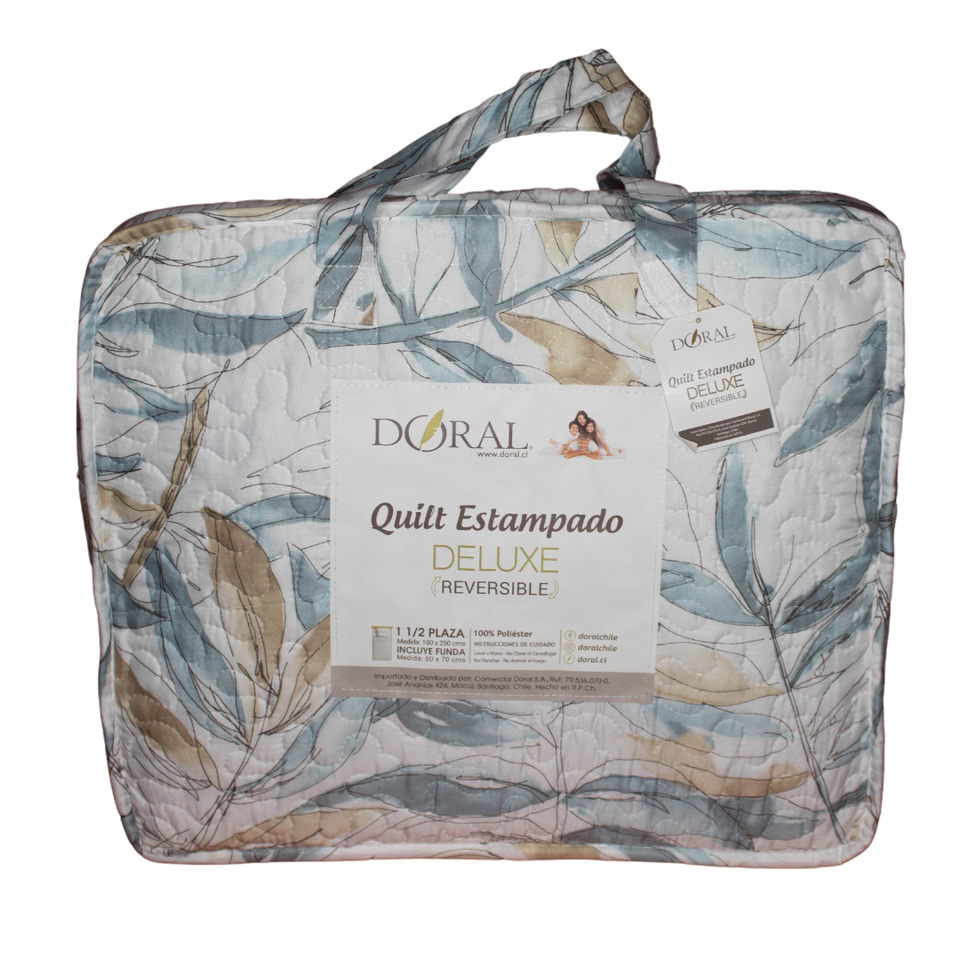 Quilt Doral 1,5 Plazas Hotpress Origins D3 Estampado