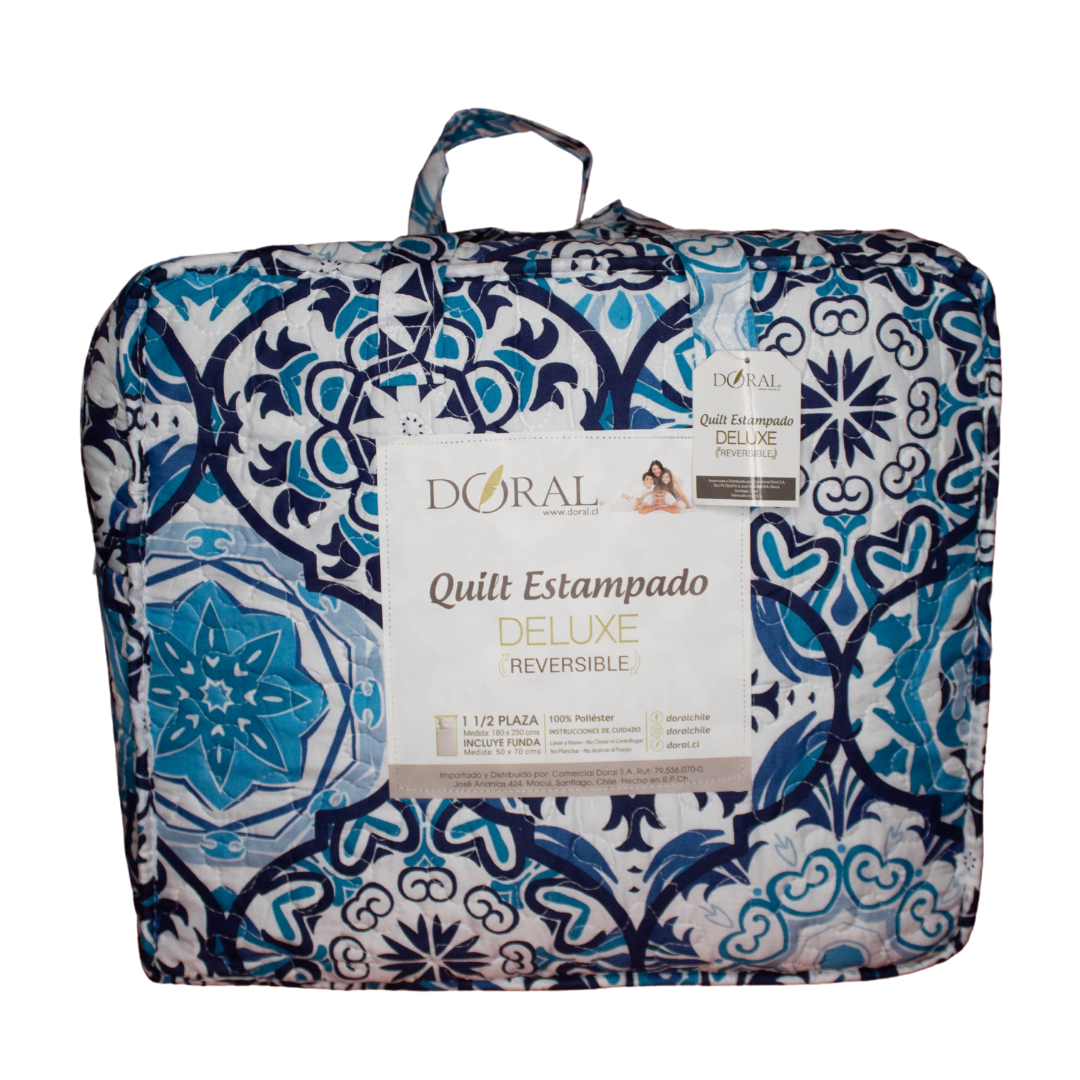 Quilt Doral 1,5 Plazas Hotpress Origins D4 Estampado