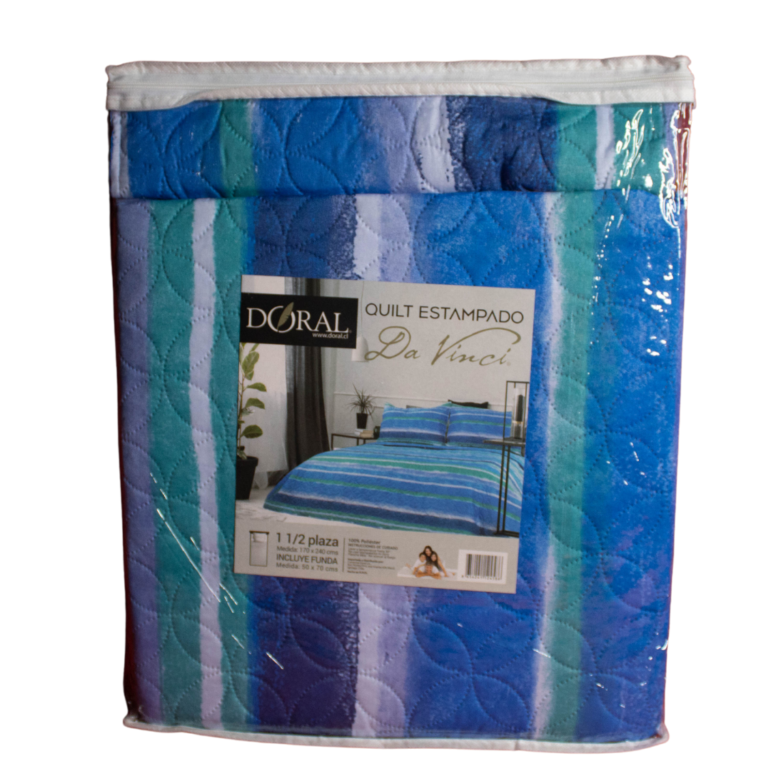 Quilt Doral 1,5 Plazas Hotpress Origins D5 Estampado