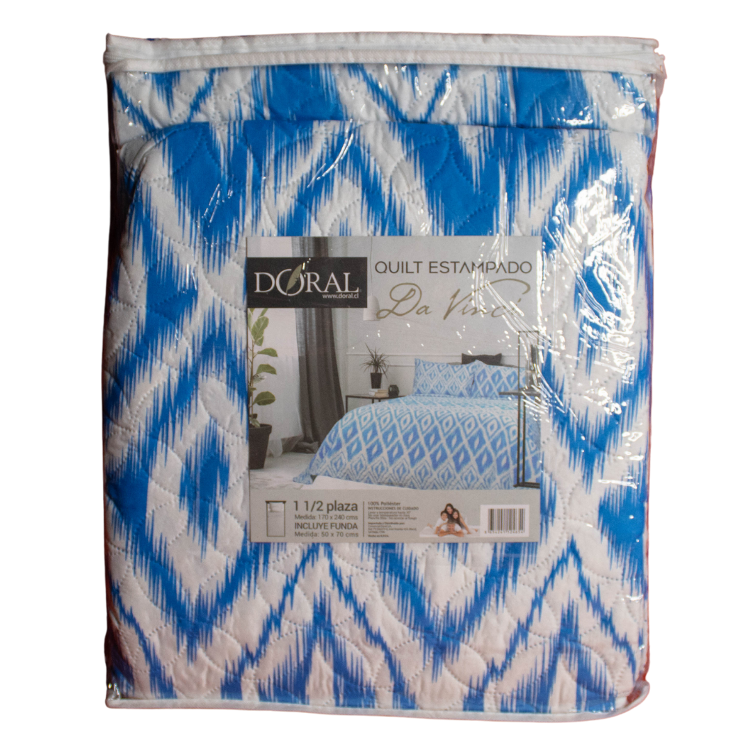 Quilt Doral 1,5 Plazas Hotpress Origins D7 Estampado