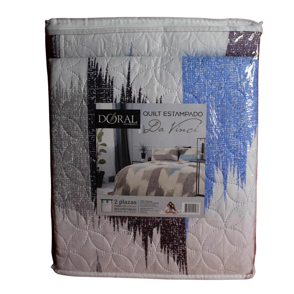 Quilt 2 plazas Estampado Hotpress Diseño 3