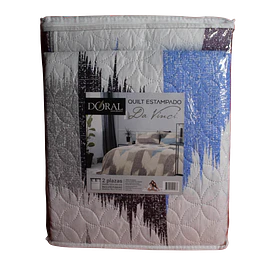 Quilt 2 plazas Estampado Hotpress Diseño 3