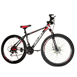 Bicicleta Aro 27,5 Lauxjack Negro/Blanco/Rojo S010