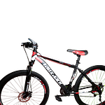 Bicicleta Aro 27,5 Lauxjack Negro/Blanco/Rojo S010