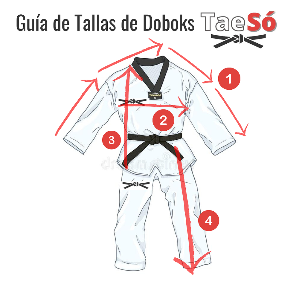 Dobok Taekwondo Tela Ultraliviana y Elasticada TaeSó Elite