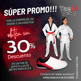 Dobok Taekwondo TaeSó Diamond 150 a 210 cms