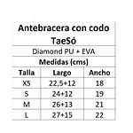 Antebracera con codo Taekwondo WT TaeSó - Antebrazos