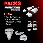 Pack Protecciones Taekwondo Inicio Hombre