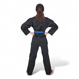 Karategi TaeSó Ki Negro Tela Tradicional - Kenpo