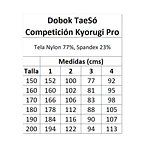 Dobok Competición Taekwondo TaeSó Kyorugi Pro