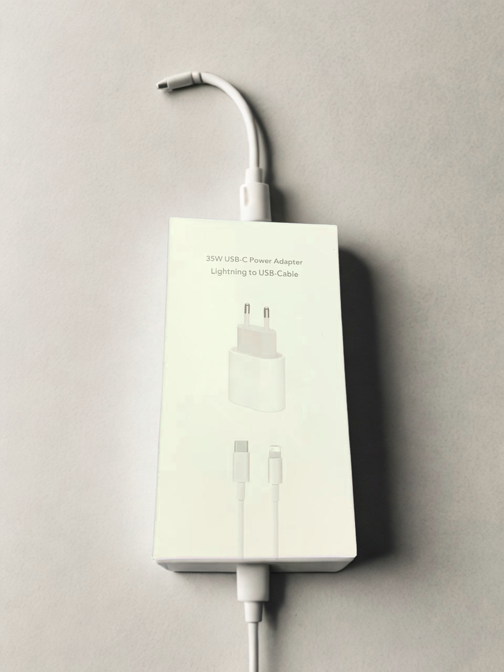 Cargador De 35w Para iPhone Carga Rápida TIPO C a Ligh Ting Color Blanco 1