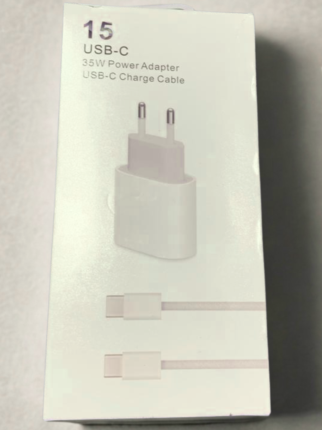 Cargador De 35w Para TIPO C Carga Rápida, Lighting Color Blanco 1