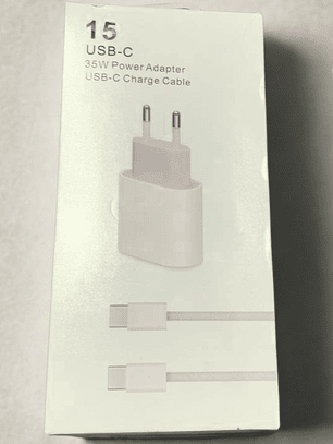 Cargador De 35w Para TIPO C Carga Rápida, Lighting Color Blanco