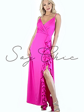 Vestido Lucía Fucsia - Antes $85.990.-