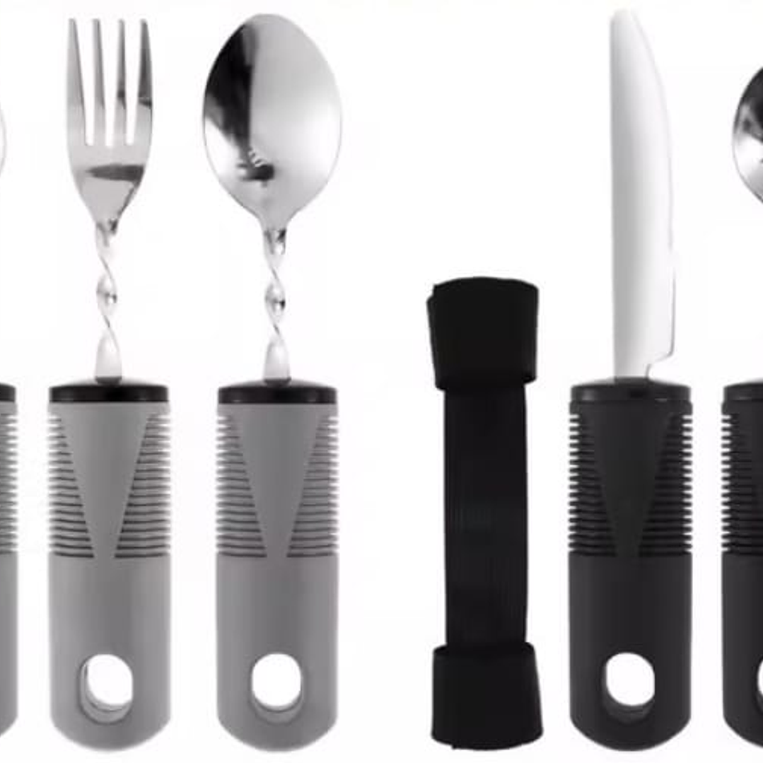 Set de Cubiertos adaptables de acero inoxidable  4