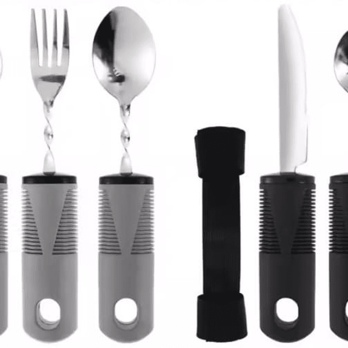 Set de Cubiertos adaptables de acero inoxidable  4