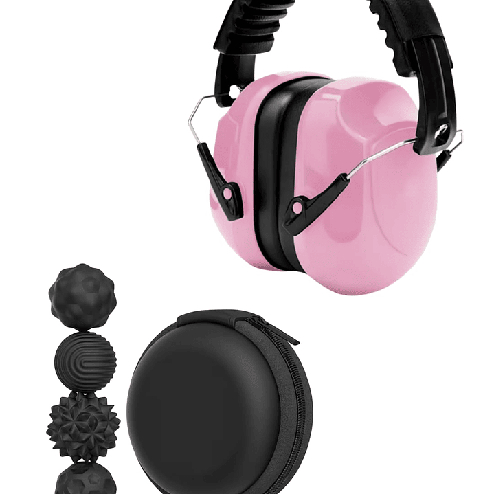 Kit Regulación Auditiva y Foco | Audífonos 34 dB + Bolas Sensoriales 4