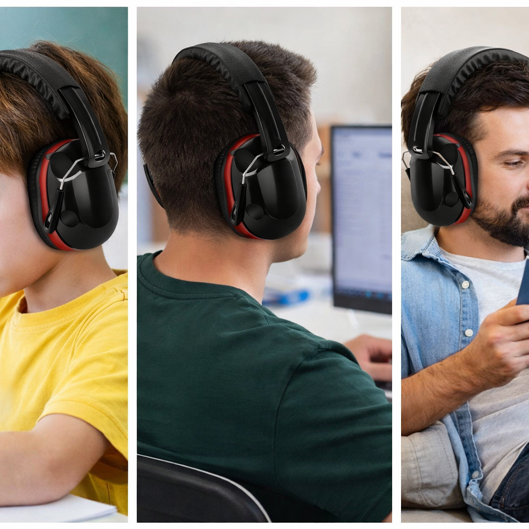 Audífonos con Cancelación de Ruido 34 dB para Personas Sensibles al Ruido 6